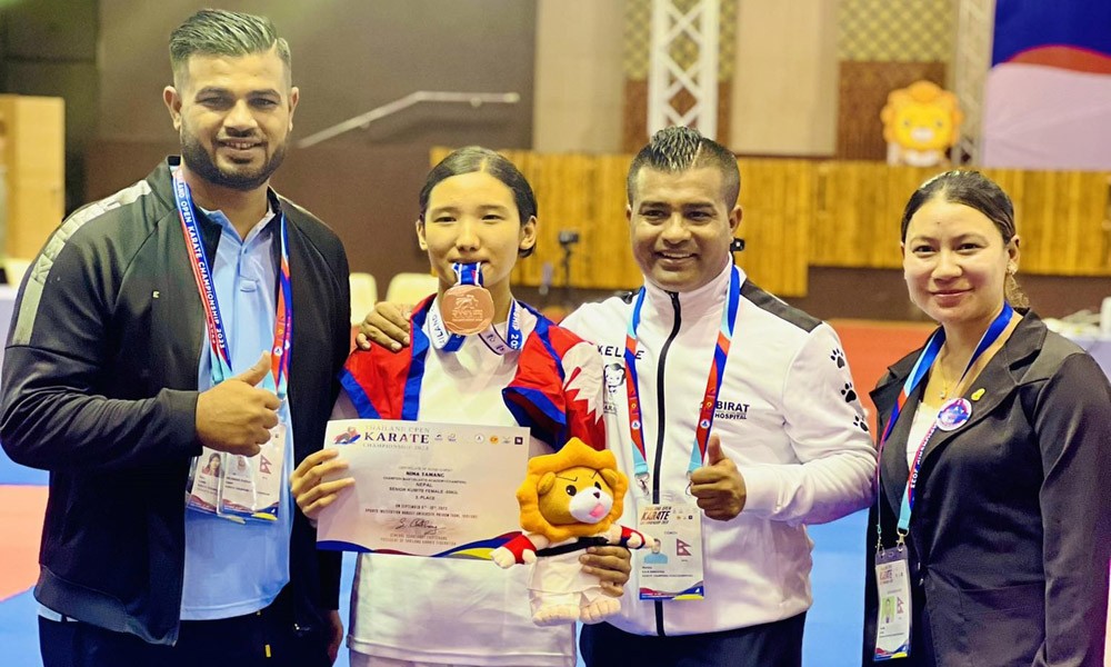 12 medals for Nepal in Thailand Open Karate