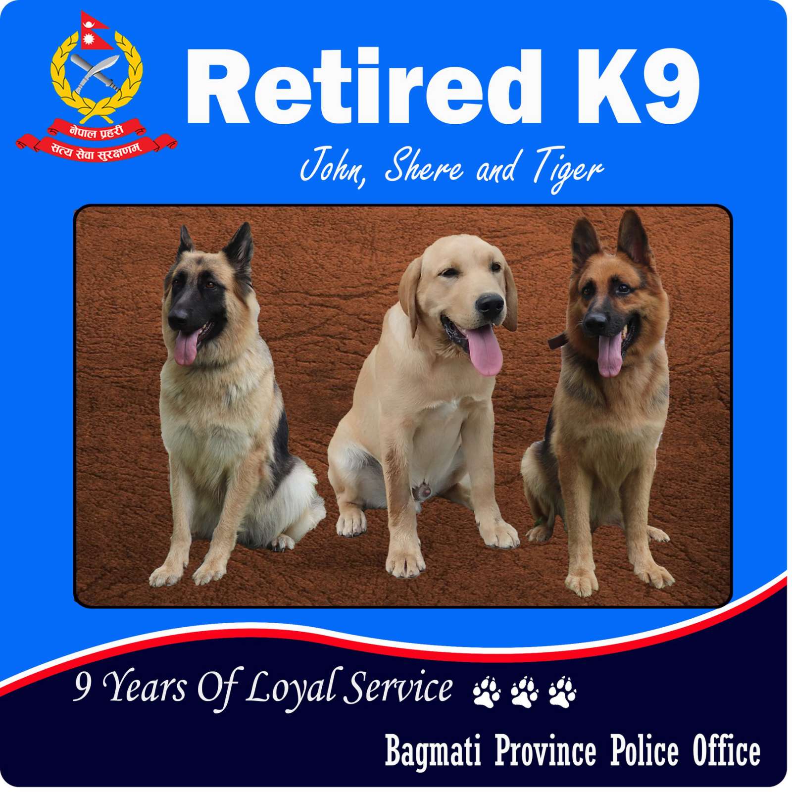 Police Service Dogs (K-9) Retired