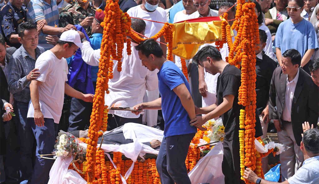 Final rites of Nembang performed