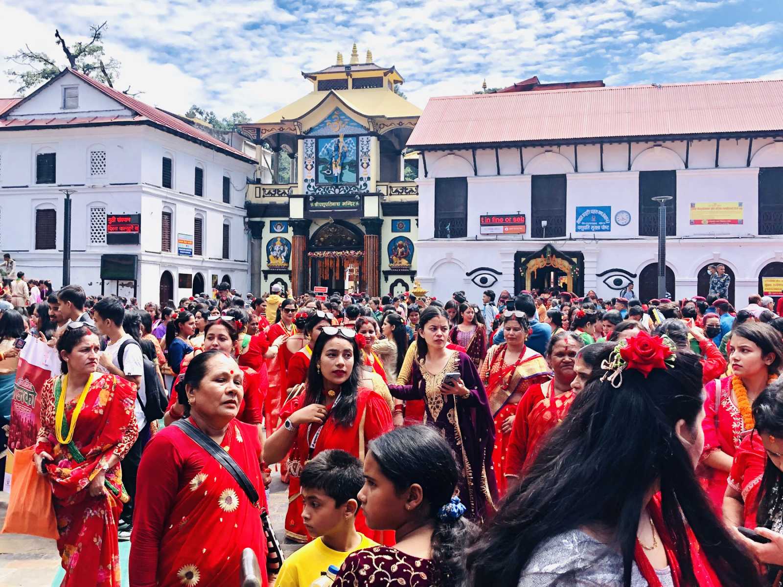 Glimpse of the Teej festival in Pashupati