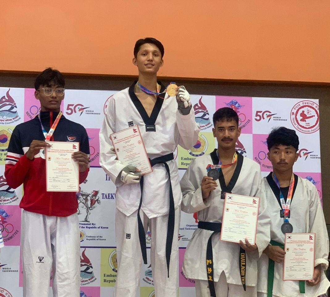 Nepali athletes in Taekwondo towards progress