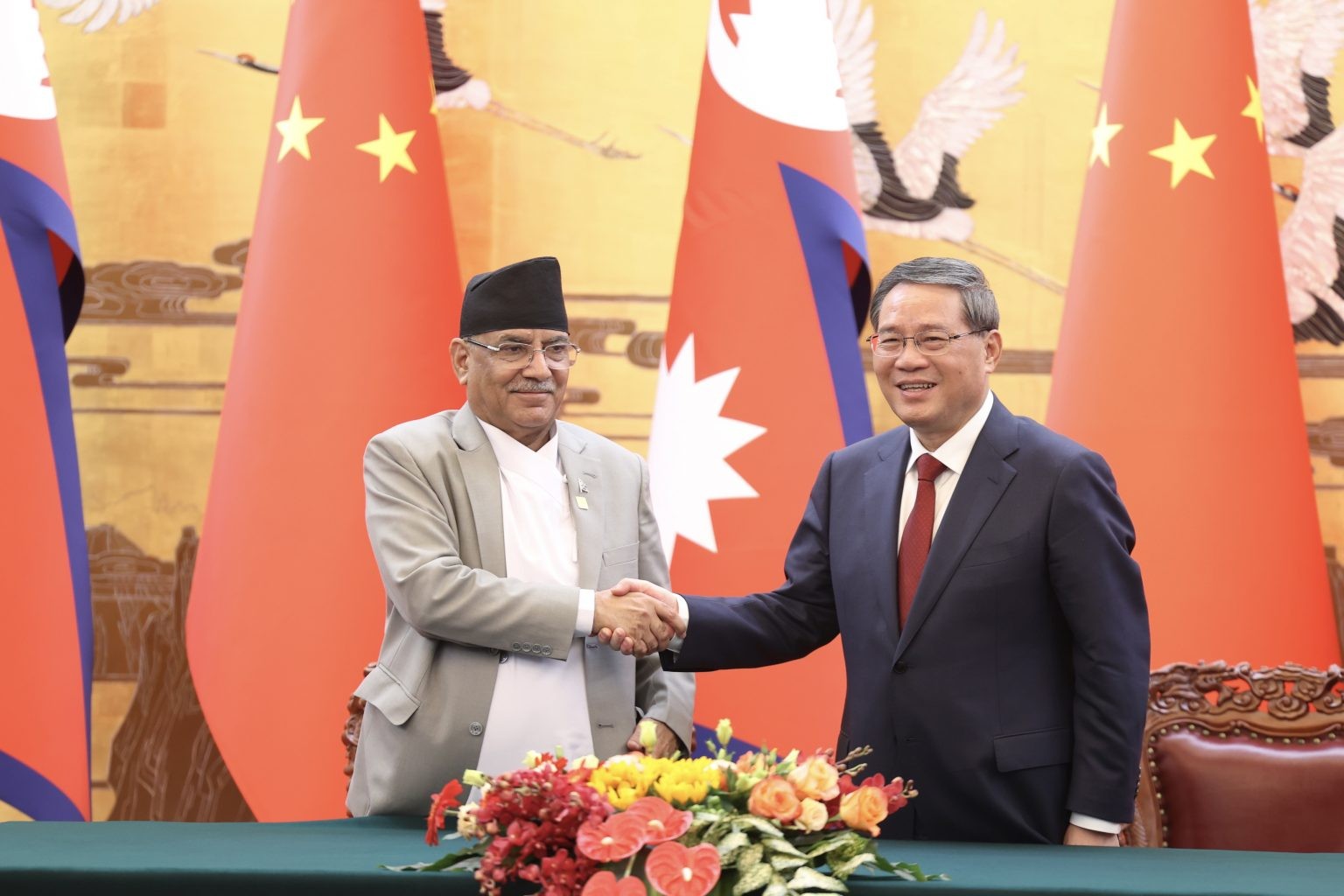 Nepal and China Reach Agreement on 13 Issues