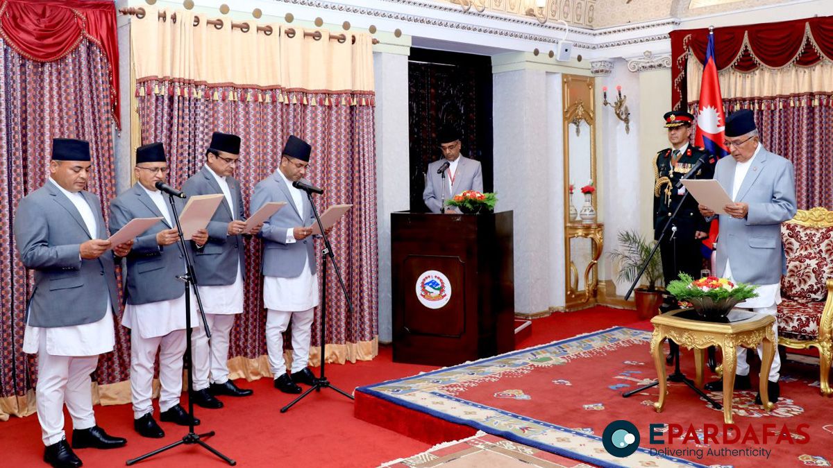 Nepali Ambassadors Take Oath Before President