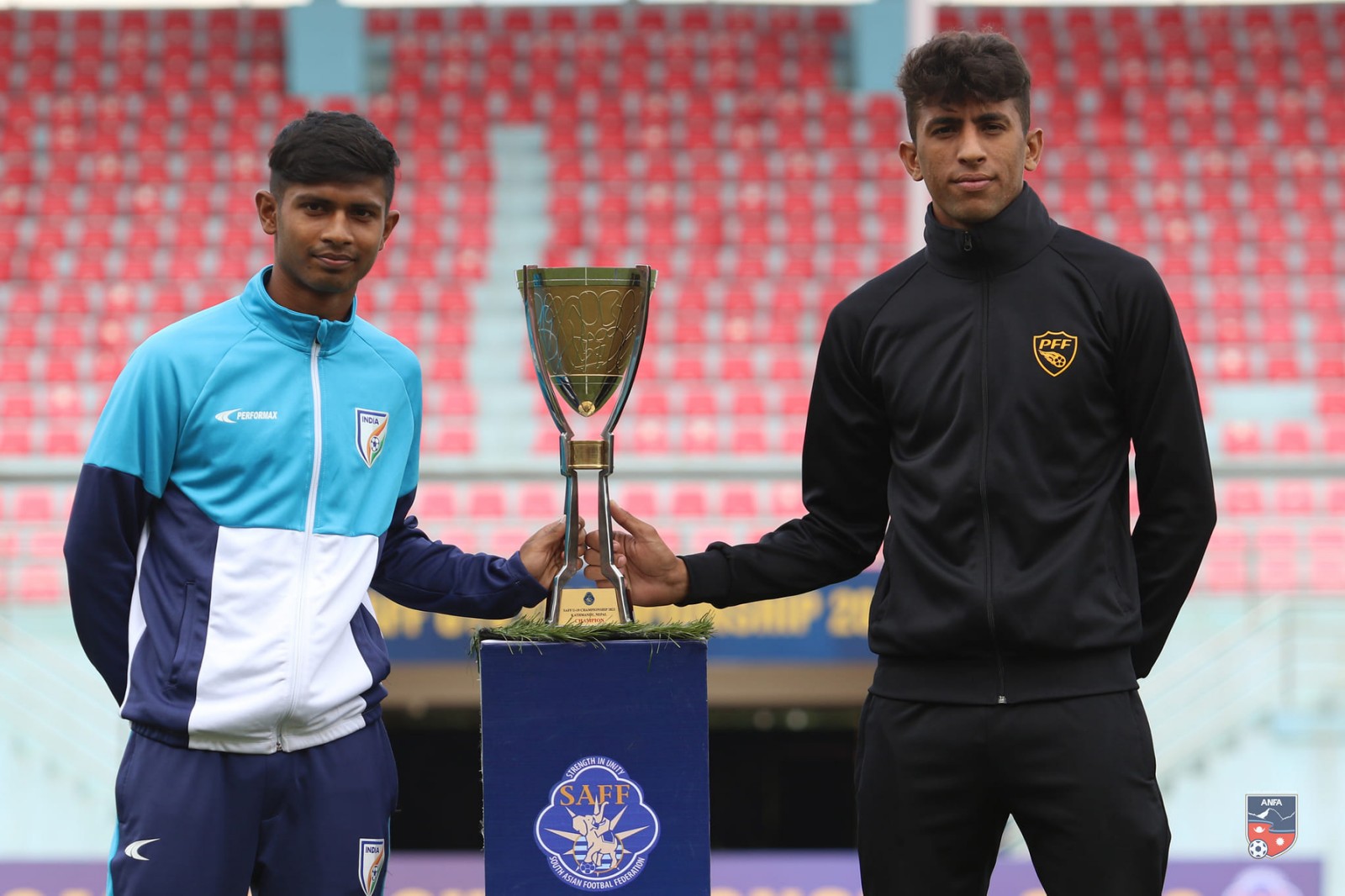 Football final between India and Pakistan