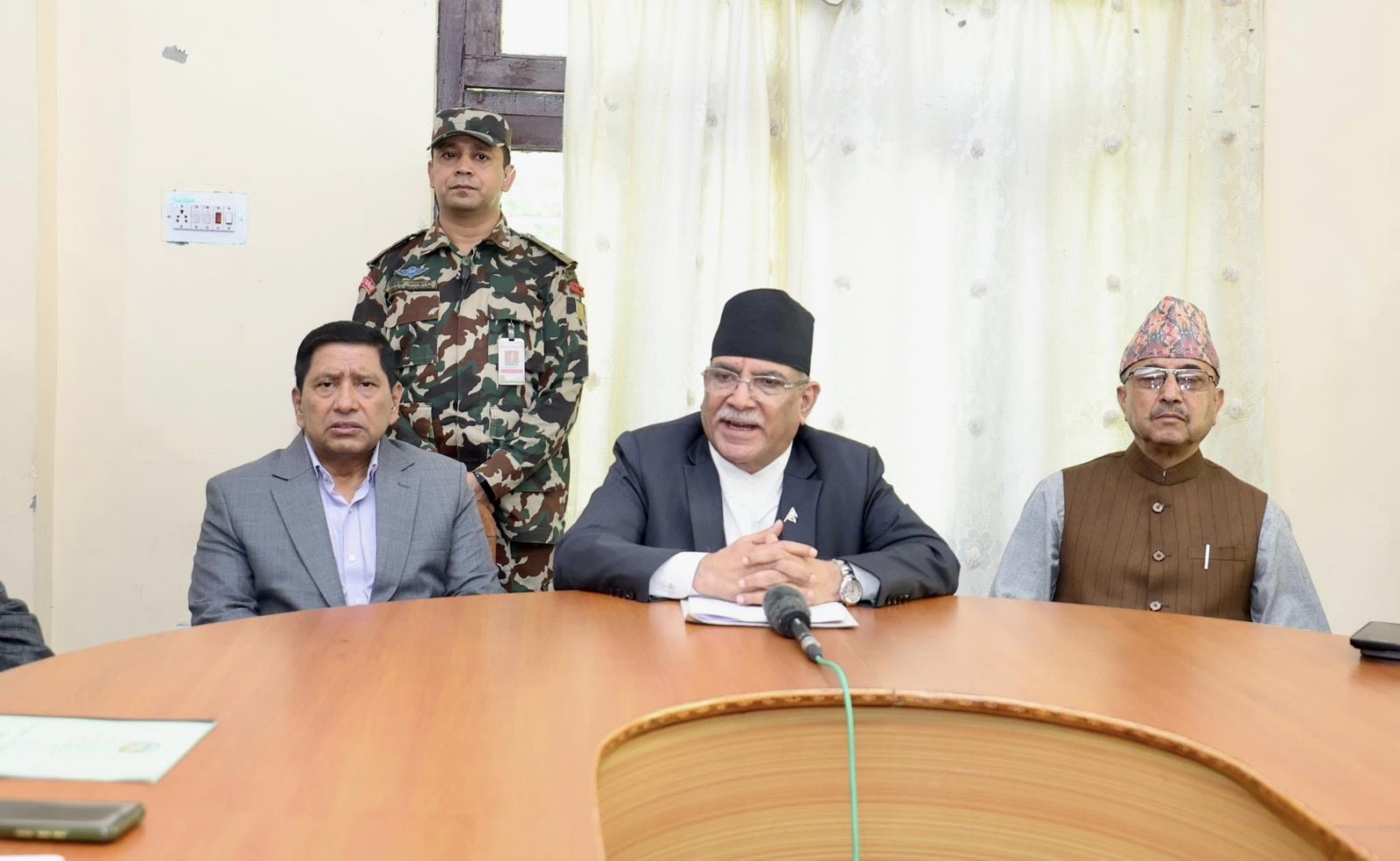 PM Dahal announces relief to earthquake victims