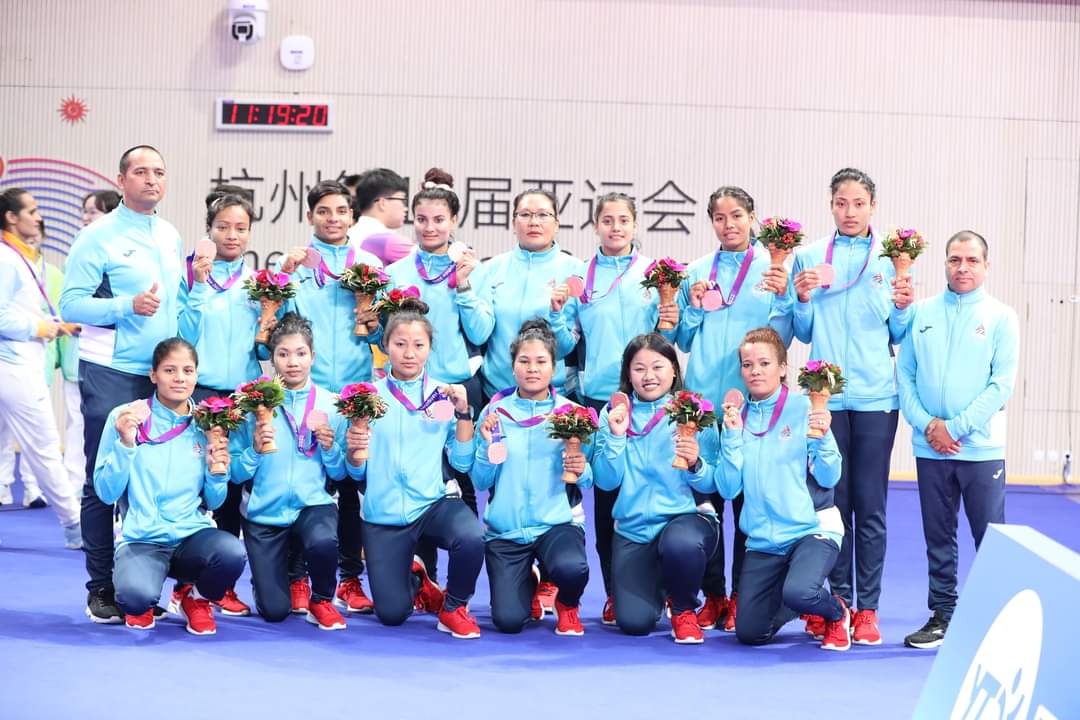 Nepalese Women’s Kabaddi Team Shines at 19th Asian Games