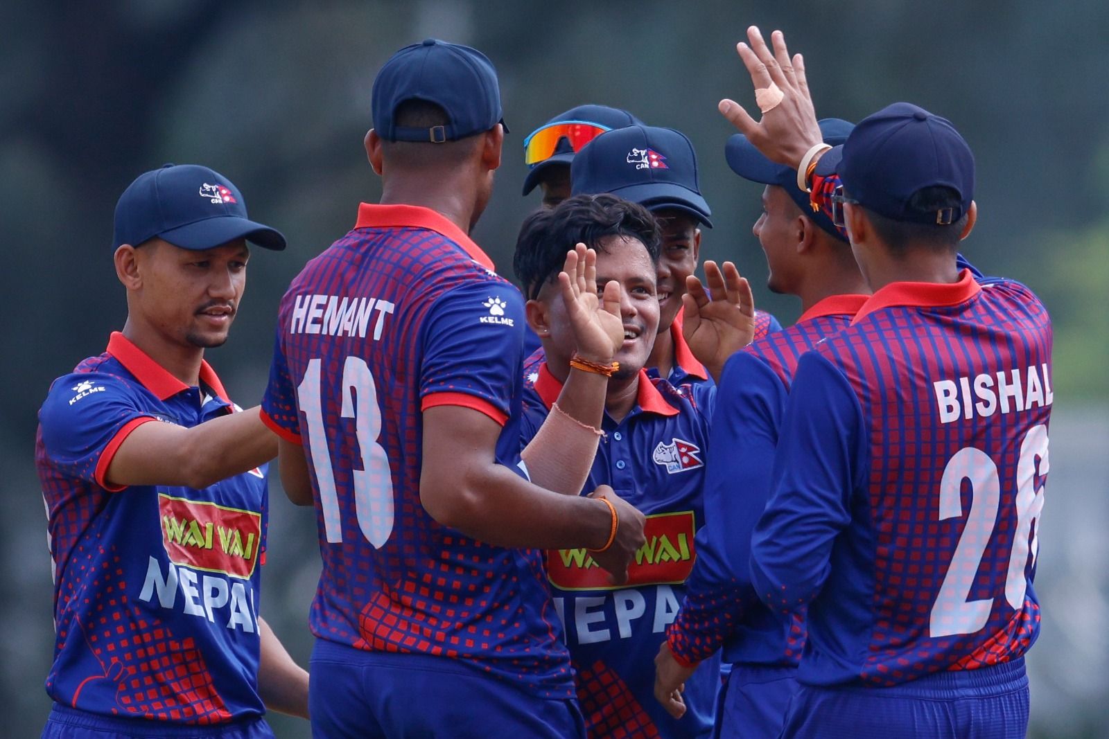 Nepal defeated Bahrain in cricket