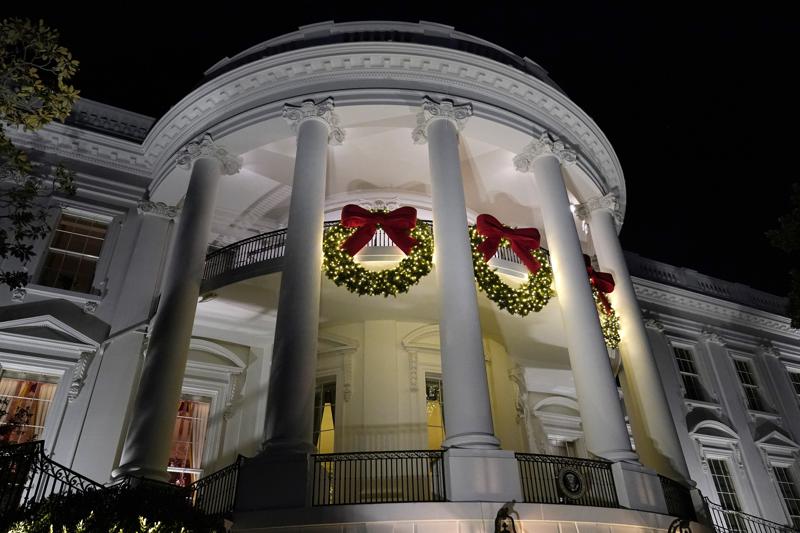 Biden’s 1st White House Christmas less merry