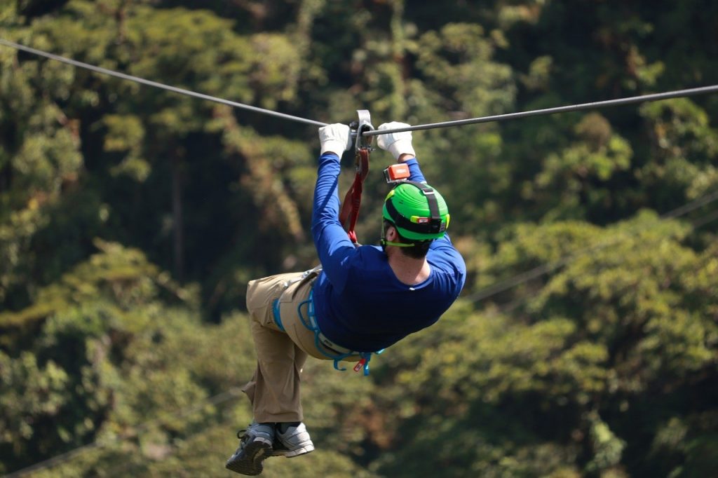 A zipline in Dhading attracts tourists