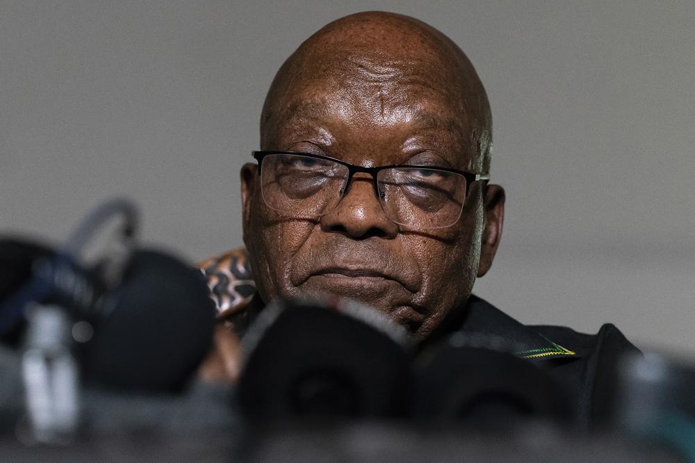 South African court rejects ex-leader’s bid to delay prison