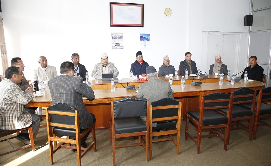 Meeting of opposition parties underway at Singha Durbar