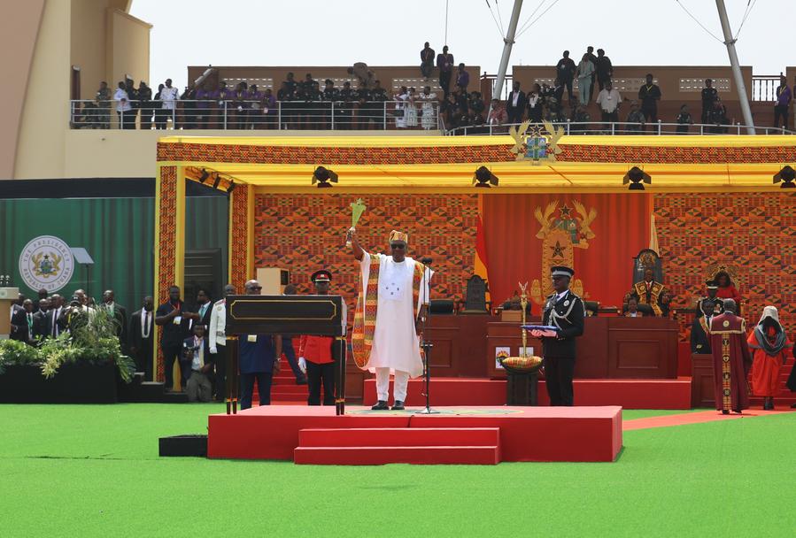 Mahama sworn in as Ghana’s president