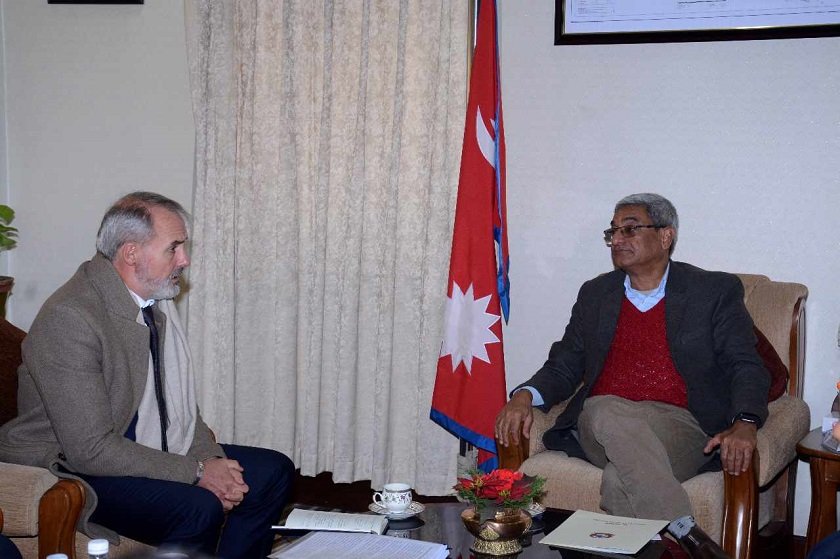 Home Minister and ADB Country Director meet