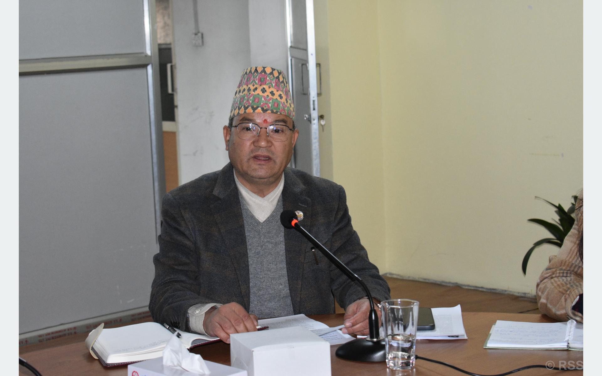 Sagarmatha Sambad for climate justice: Forest Minister Shahi