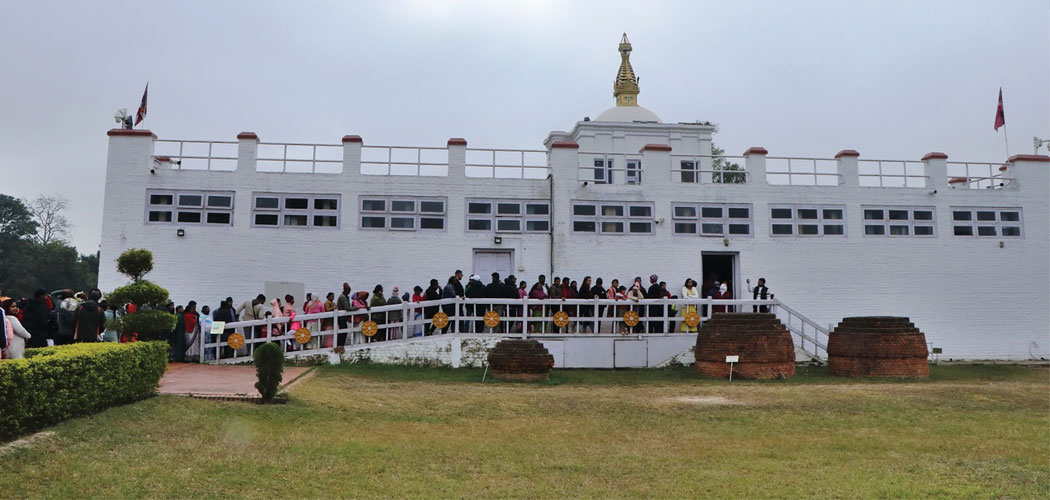 Over 1.1 million visit Lumbini in 2024