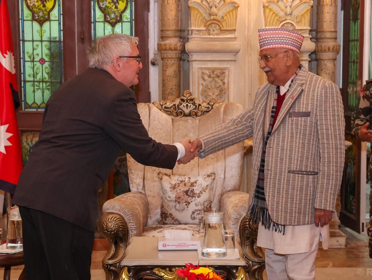 Israeli Ambassador Bass pays courtesy call on PM Oli