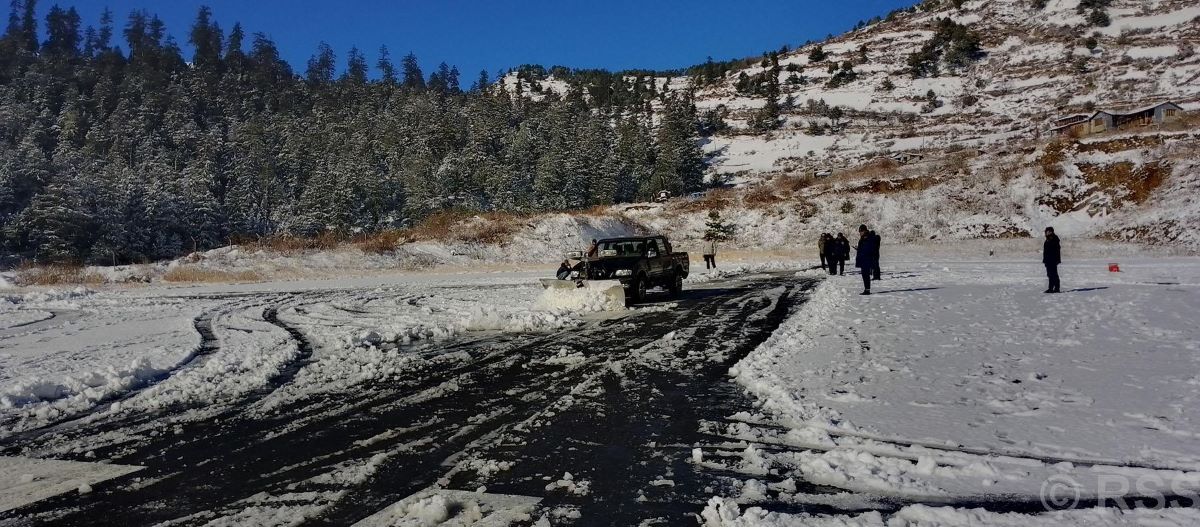 Flights resume after clearing snow pile in Simkot airport