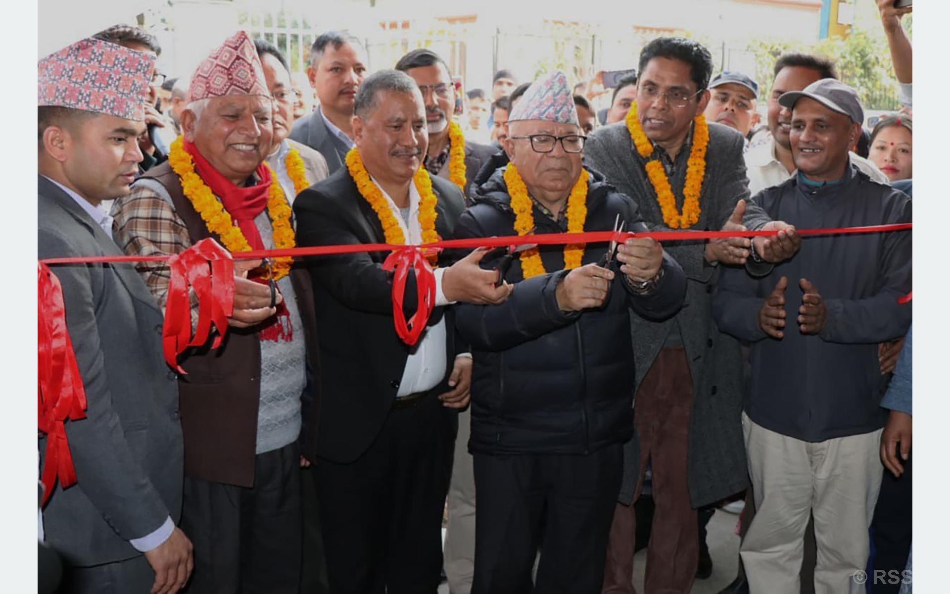 Chand-led NCP begins C Trade Centre in Kathmandu