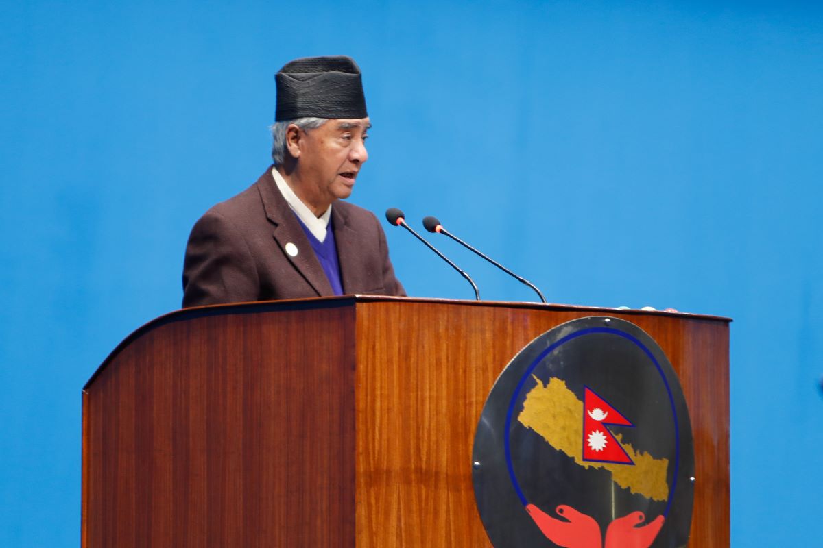 Deuba pledges broader political consensus to amend Constitution