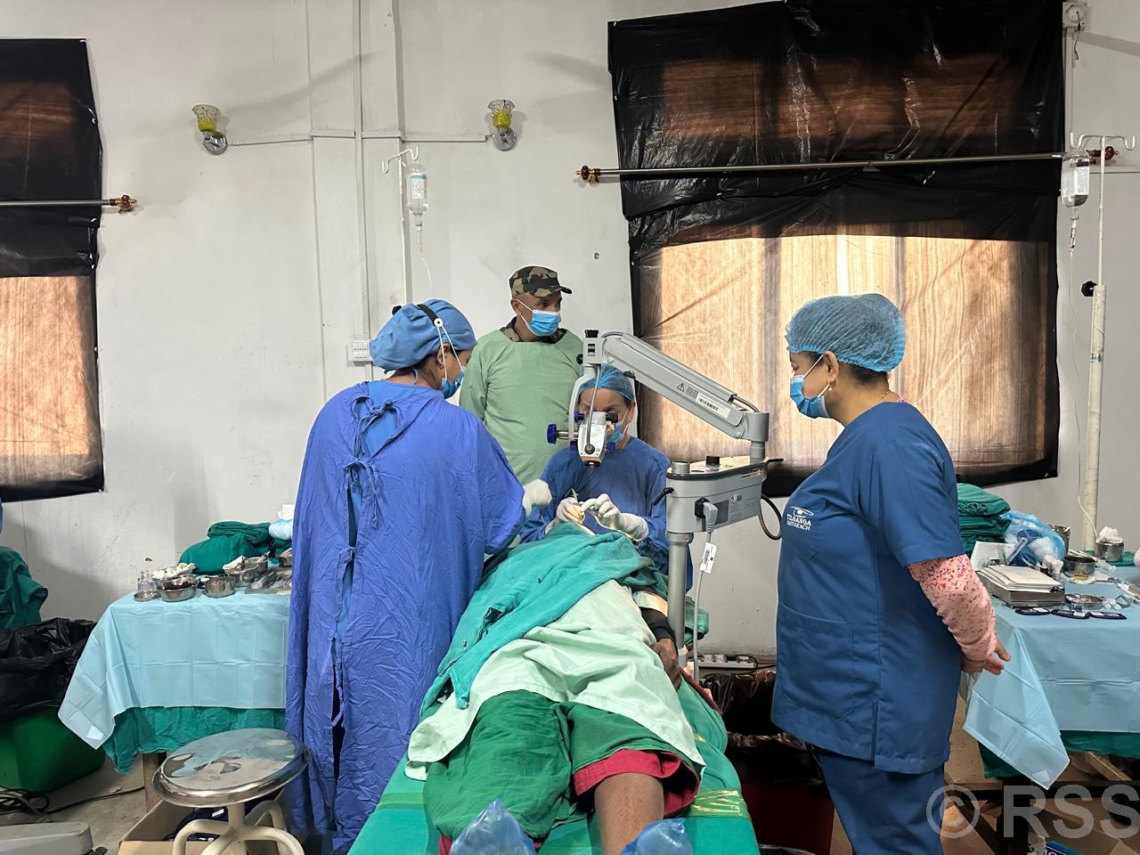 531 undergo free eye surgery in Rautahat