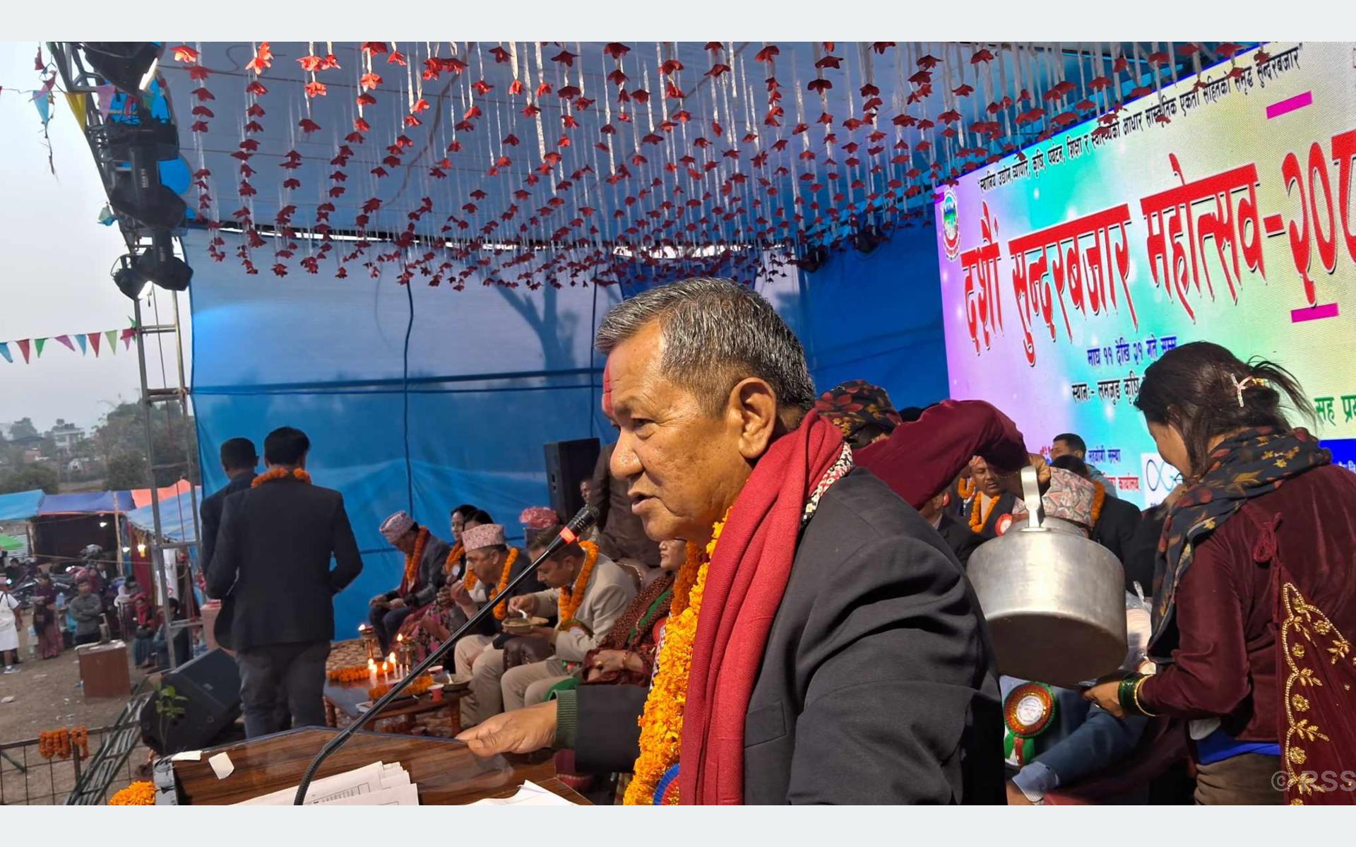 Economic improvement, government’s priority: Minister Gurung