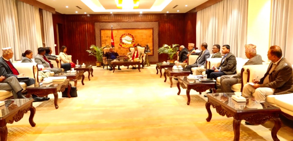 Ruling parties’ meeting taking place at Baluwatar