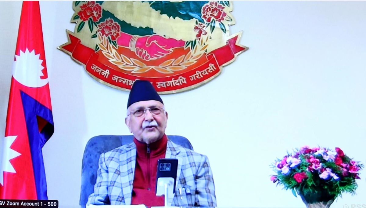 PM Oli inaugurates administrative building of Baganaskali rural municipality