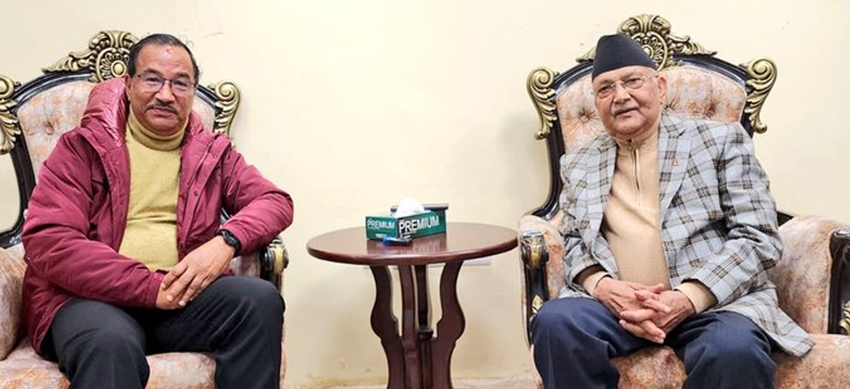 RPP Nepal Chair Thapa calls on PM Oli