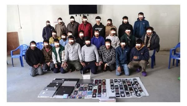 24 arrested for online gambling after renting houses in Sanepa