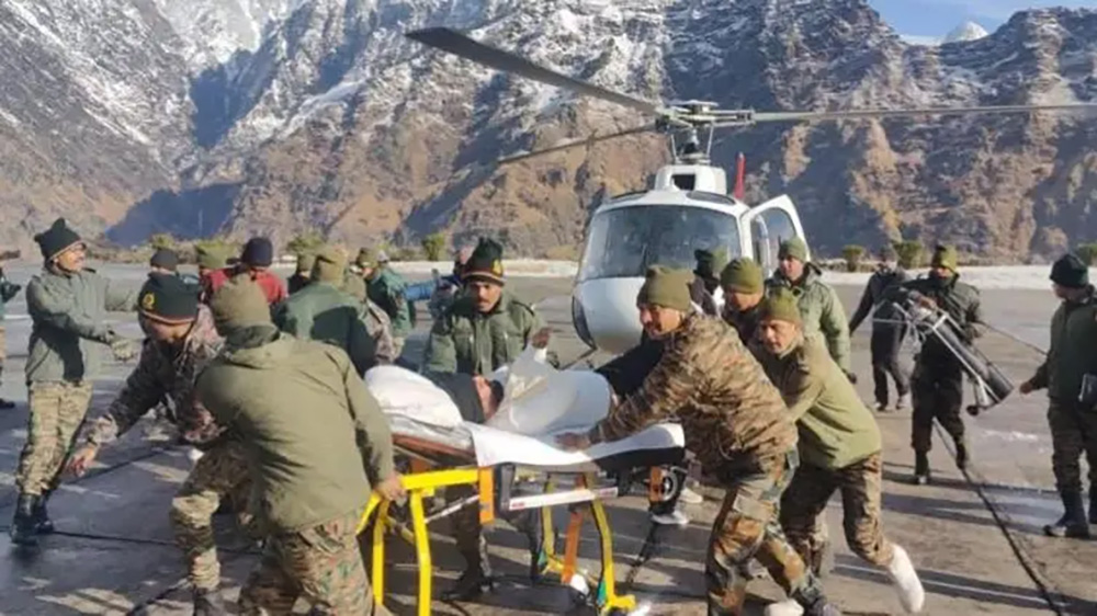 Rescue efforts enter third day at India avalanche site