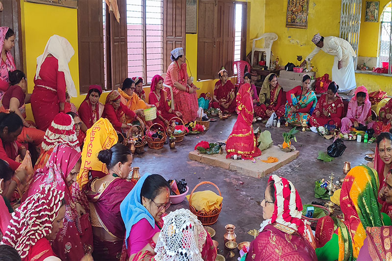 ‘गौराघर’मा गौरा भित्र्याइयो