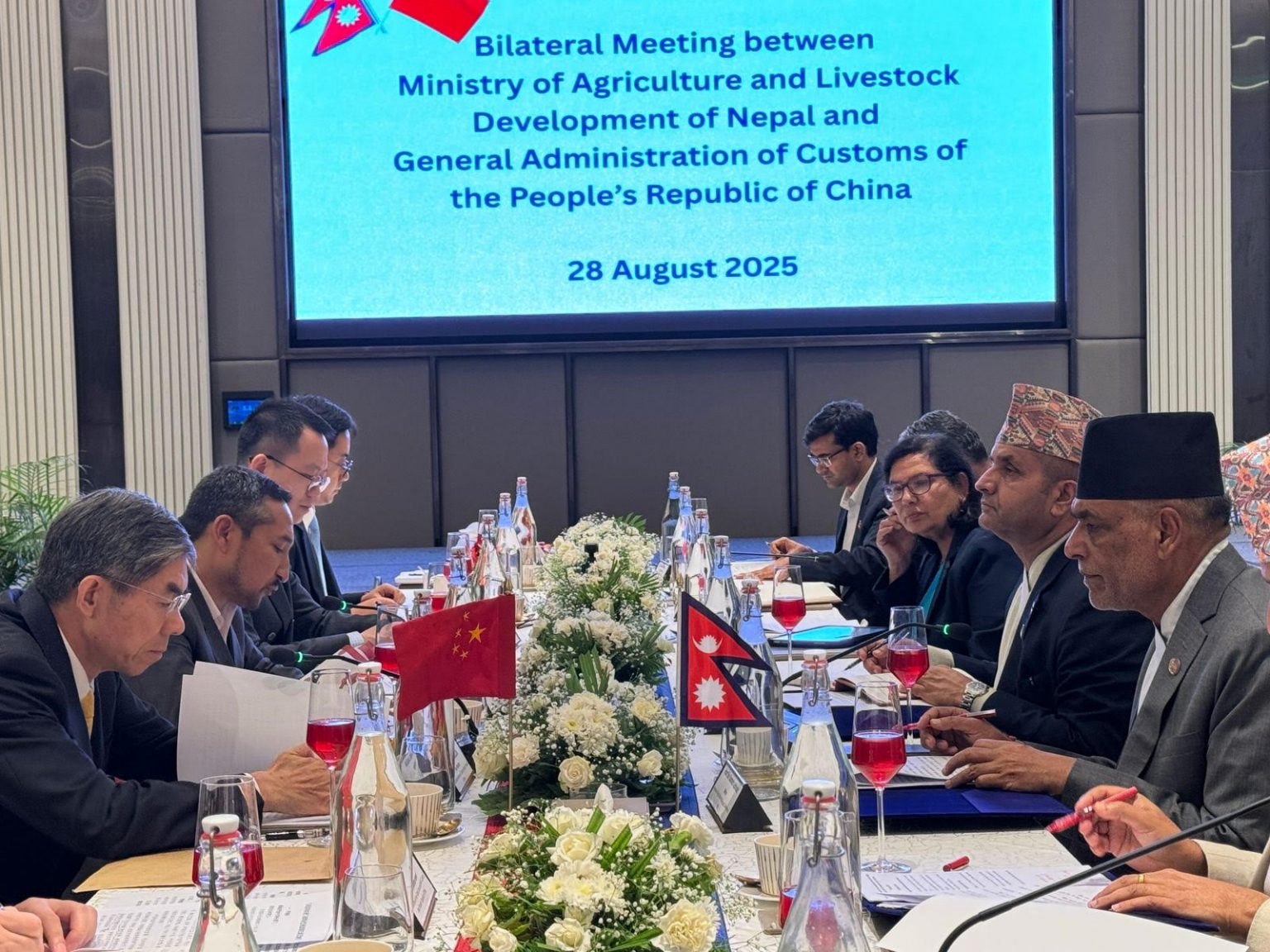 कृषिमन्त्रीद्वारा चीनसँग कृषिवस्तु निर्यात सहज बनाउन आग्रह