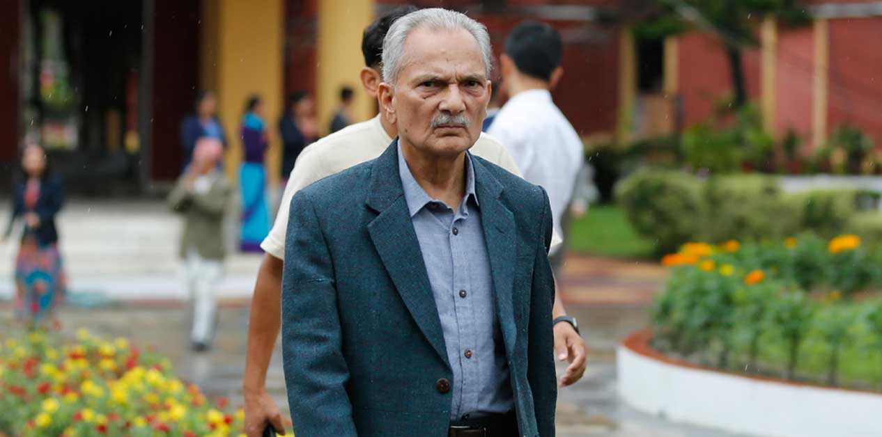 नेसपाको अध्यक्षबाट बाबुराम भट्टराईले दिए राजीनामा