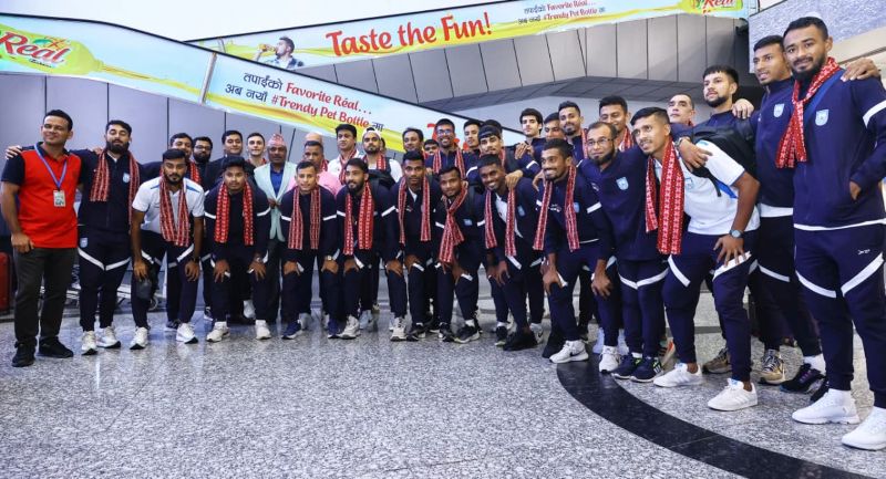 मैत्रीपूर्ण खेलका लागि बंगलादेश टोली काठमाडौंमा