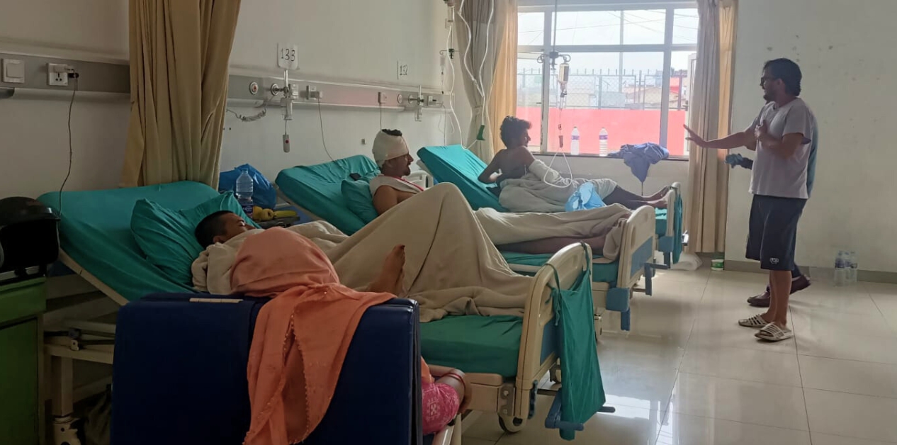 सिभिल अस्पतालमा उपचाररत घाइतेको पुकार : ‘देशको अवस्था परिवर्तन भएको हेर्न चाहन्छौं’