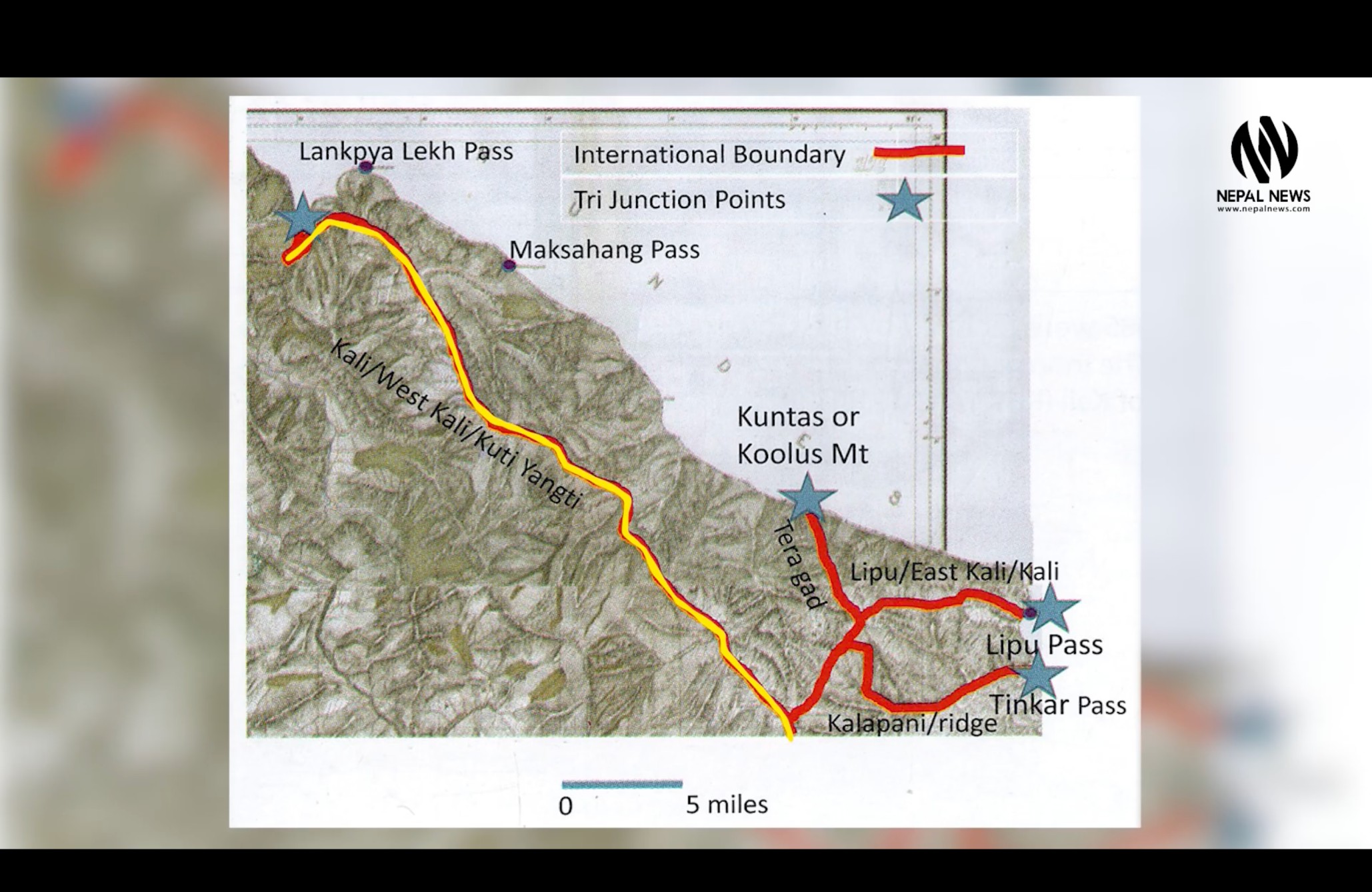 कसरी सारियो नेपाली सीमा?