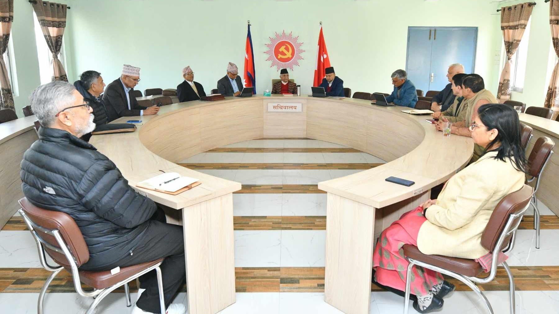 जेन–जी आन्दोलनपछि पहिलो पटक बस्यो एमालेको सचिवालय बैठक