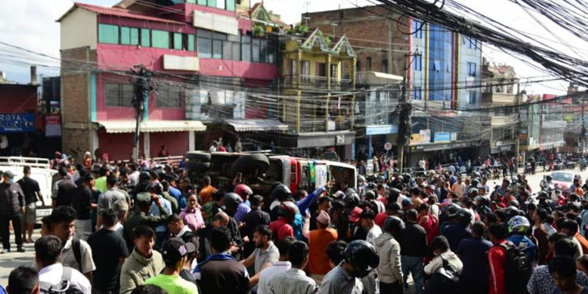 घटस्थापनायता काठमाडौंमा ९० दुर्घटना, पाँच जनाको मृत्यु