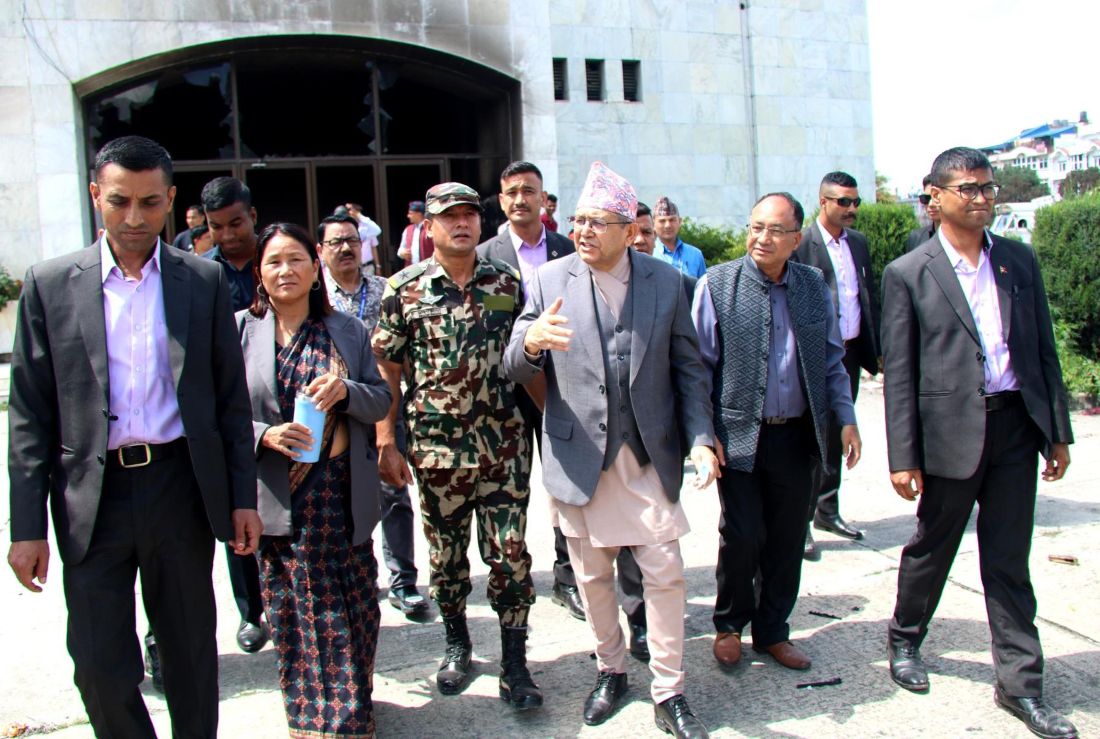 सभामुख र उपसभामुखद्वारा संसद् भवन निरीक्षण