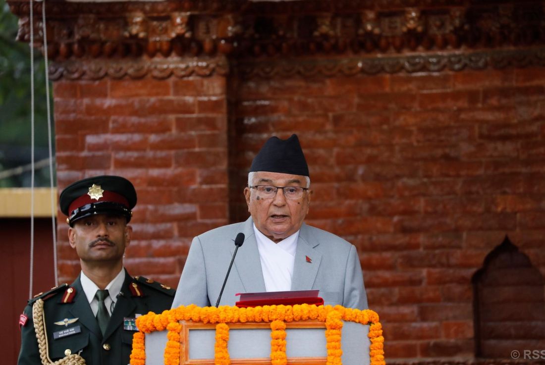 निर्धारित समयमै निर्वाचन सम्पन्न गर्ने भूमिका खेल्न राष्ट्रपतिको आह्वान