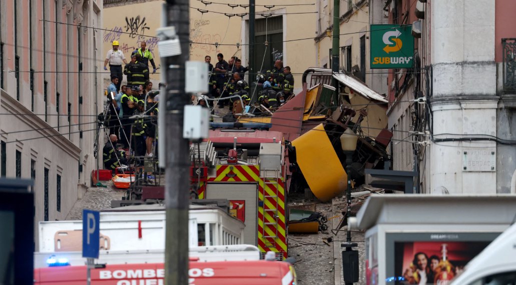 पोर्चुगलको लिस्बनमा रेल दुर्घटना हुँदा १५ जनाको मृत्यु