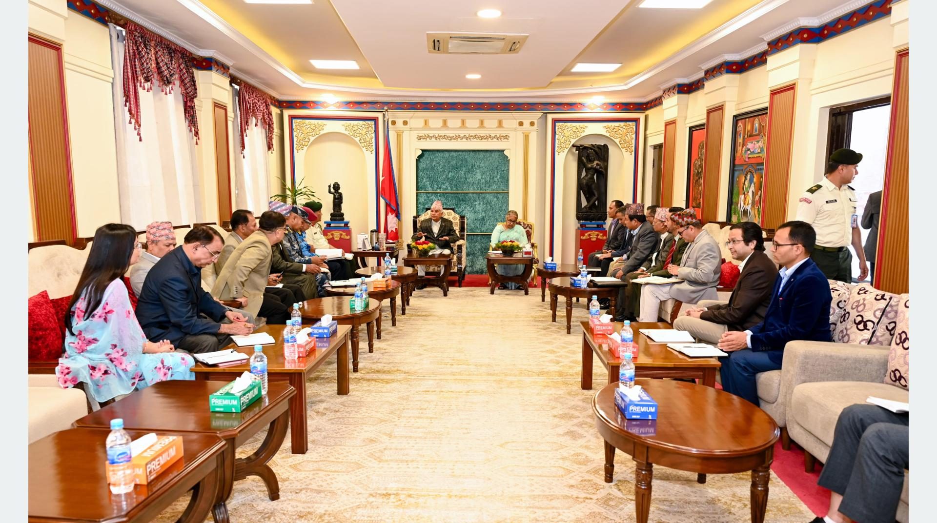 स्वच्छ र निष्पक्ष रूपमा निर्वाचन हुन्छ भन्ने विश्वास दिलाउन लागौँः राष्ट्रपति पौडेल