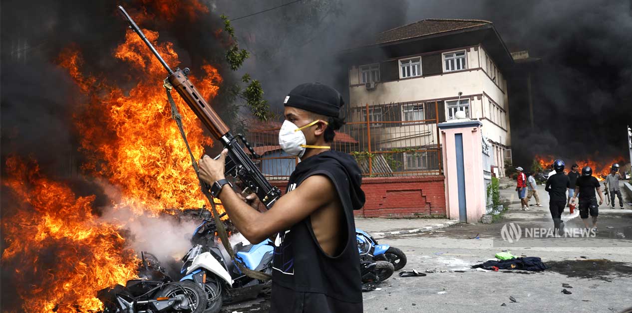 जेन-जी आन्दोलनमा लुटिएका हतियार खोज्न ‘सर्च अपरेसन’