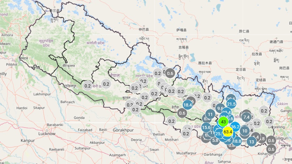 बाहिरिने क्रममा मनसुन, मौसममा सुधार