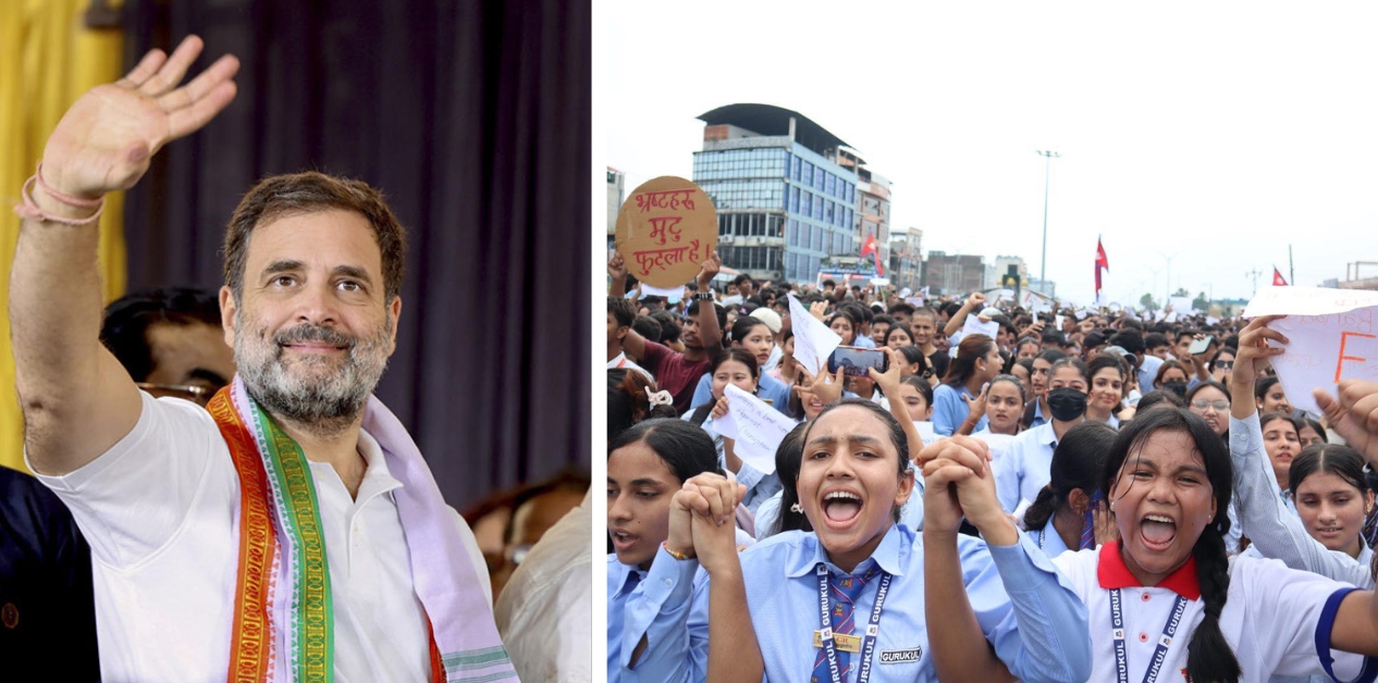 नेपाली जेन–जी आन्दोलनबाट उत्साही राहुल गान्धी