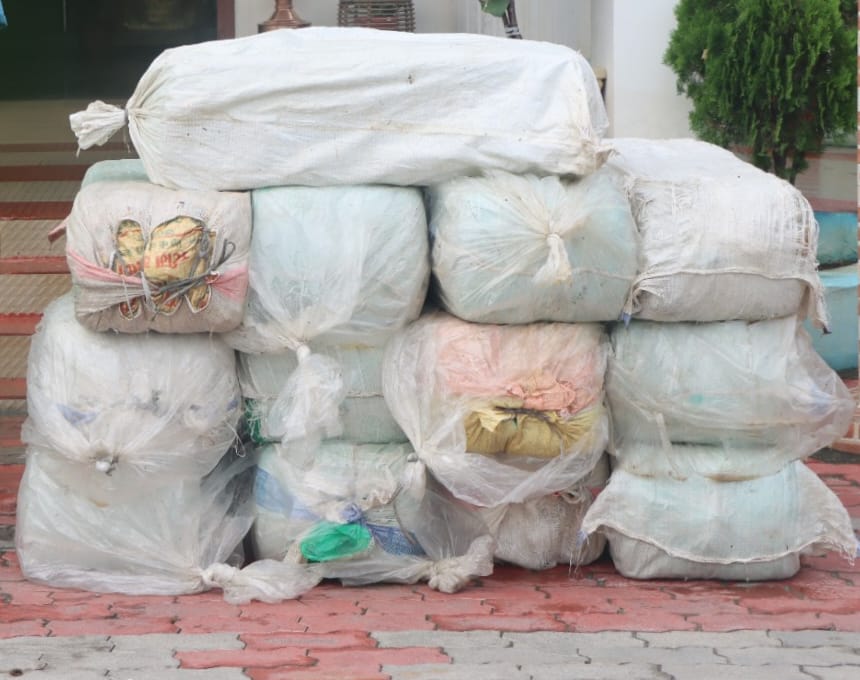 पाँच सय ३७ किलो गाँजासहित सुनसरीबाट एक जना पक्राउ