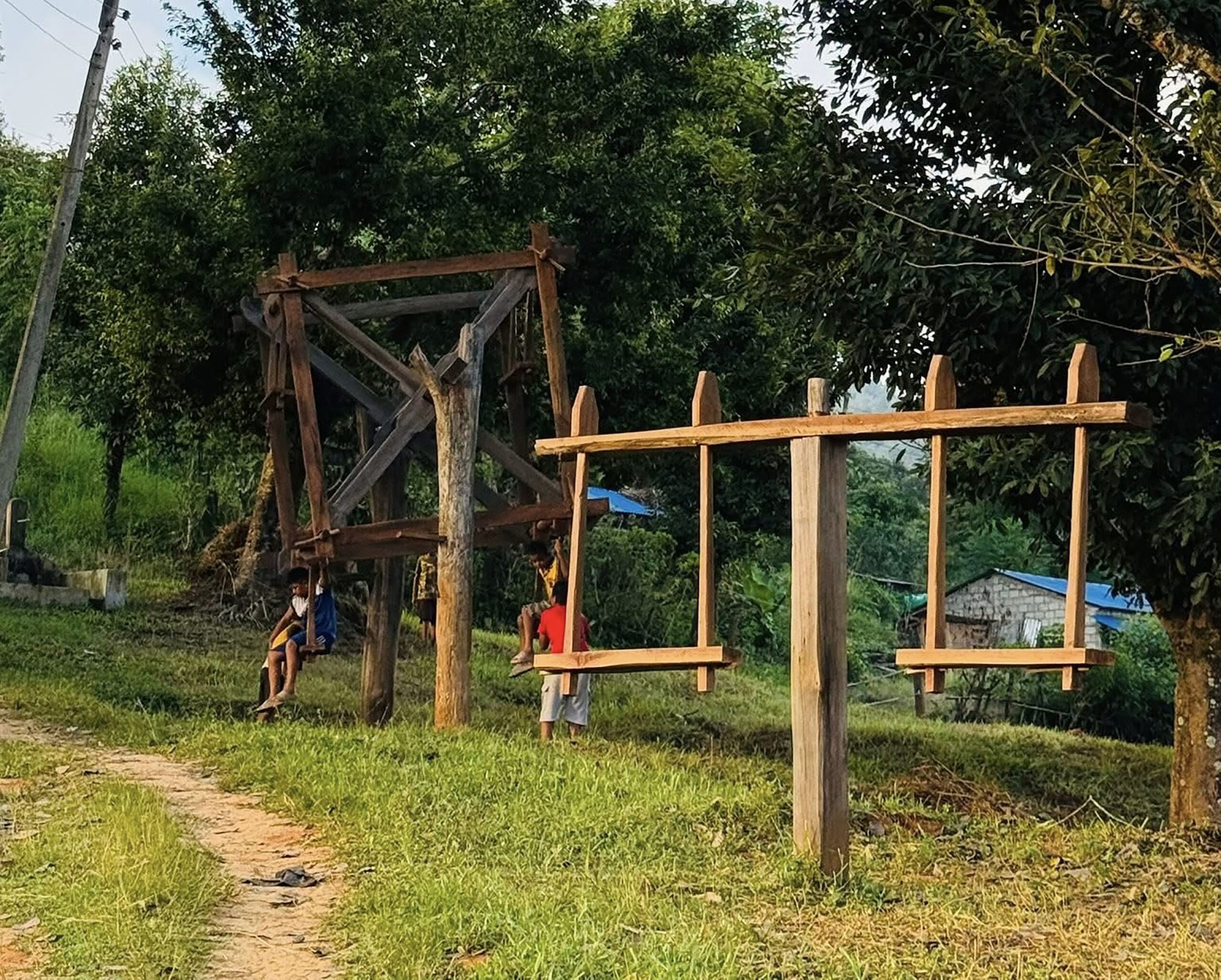 चर्खे पिङ संरक्षणमा स्थानीय