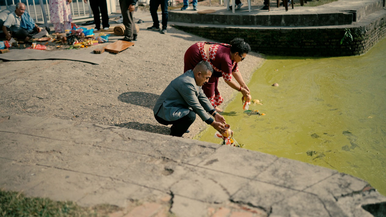 क्षमा पूजासँगै गहनापोखरीको पुनर्निर्माण [तस्बिरसहित]