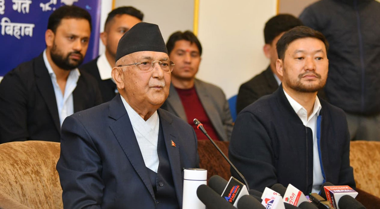 देश जलाउनेहरू नै अहिले सरकार चलाउन भनेर आए : केपी ओली