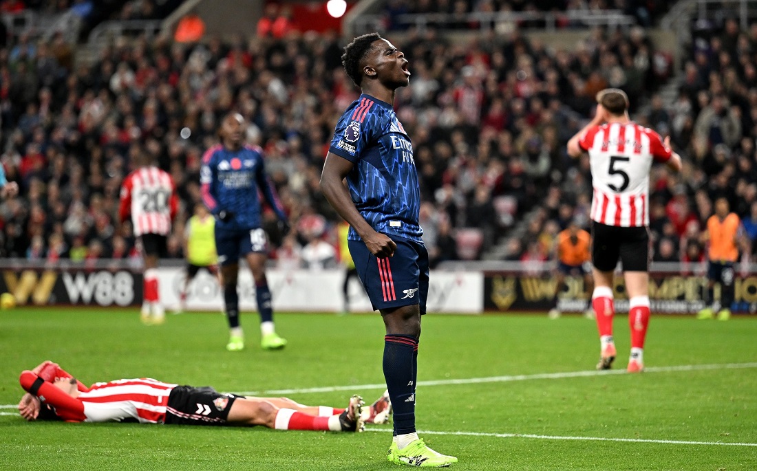 प्रिमियर लिगमा आर्सनल र सन्डरल्यान्डको बराबरी